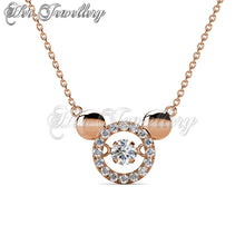 Swarovski Crystals Dancing Micky Pendant - Her Jewellery