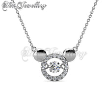Swarovski Crystals Dancing Micky Pendant - Her Jewellery