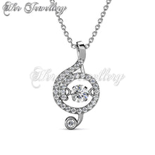 Swarovski Crystals Dancing Musical Pendant - Her Jewellery