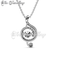 Swarovski Crystals Dancing Musical Pendant - Her Jewellery