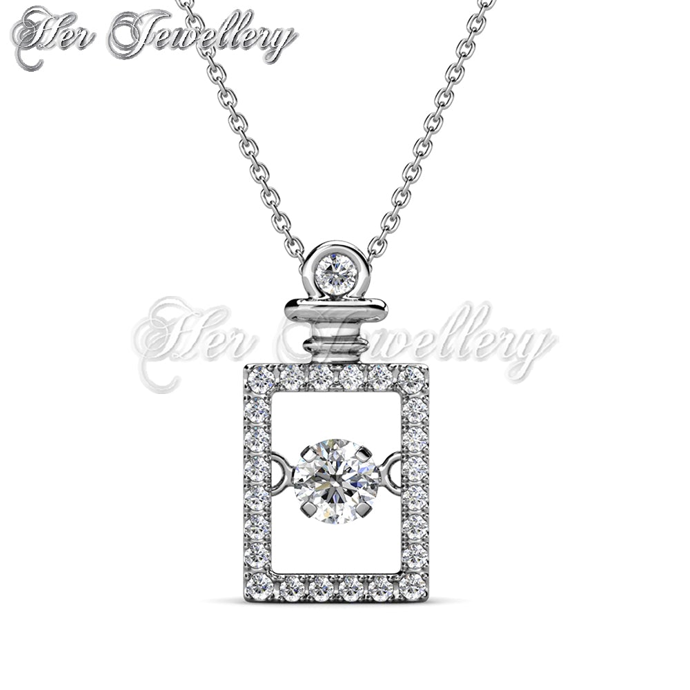 Swarovski Crystals Dancing Square Pendant - Her Jewellery