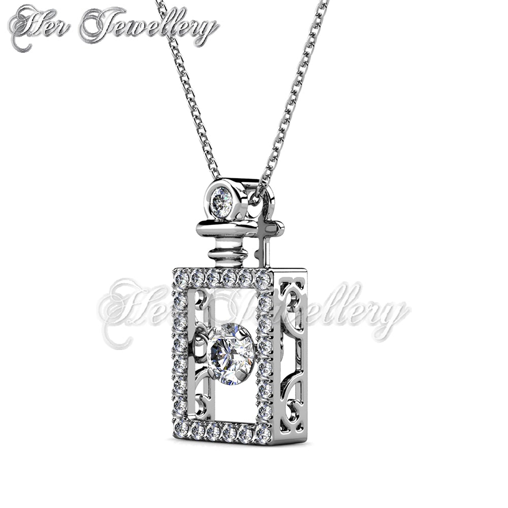 Swarovski Crystals Dancing Square Pendant - Her Jewellery