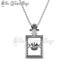 Swarovski Crystals Dancing Square Pendant - Her Jewellery