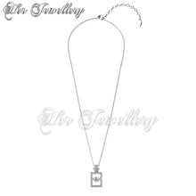 Swarovski Crystals Dancing Square Pendant - Her Jewellery