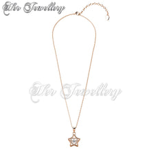 Swarovski Crystals Dancing Star Pendant - Her Jewellery