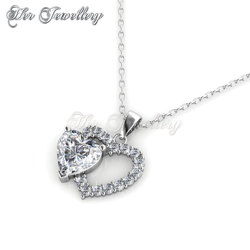 Swarovski Crystals Dear Love Pendant - Her Jewellery