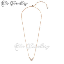 Swarovski Crystals Antlers Love Pendant - Her Jewellery