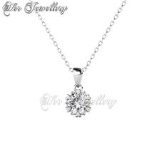 Swarovski Crystals Devotion Love Pendant - Her Jewellery