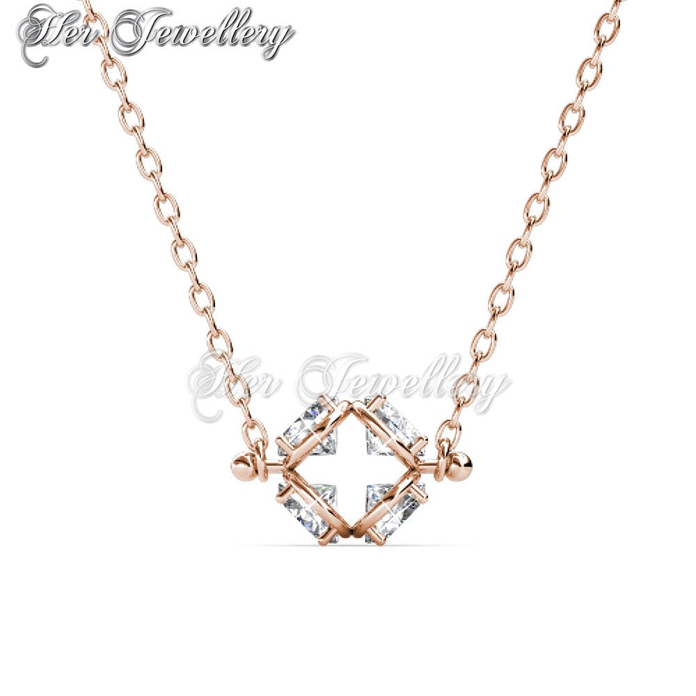 Swarovski Crystals Dia Cross Pendant‏ - Her Jewellery