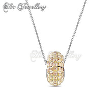 Swarovski Crystals Disco Ball Pendant Bundle (Jet Black + White + Champagne) - Her Jewellery