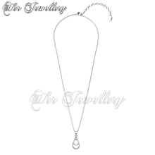 Swarovski Crystals Droplet Duo Pendant - Her Jewellery