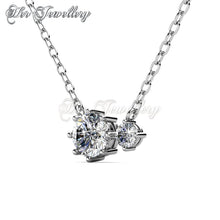 Swarovski Crystals Duo Jane Pendant - Her Jewellery