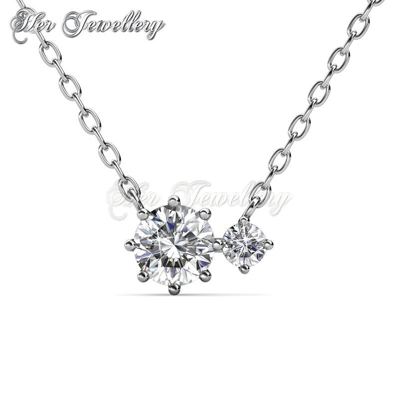 Swarovski Crystals Duo Jane Pendant - Her Jewellery