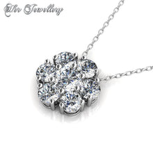 Swarovski Crystals Elegant Flower Set - Her Jewellery