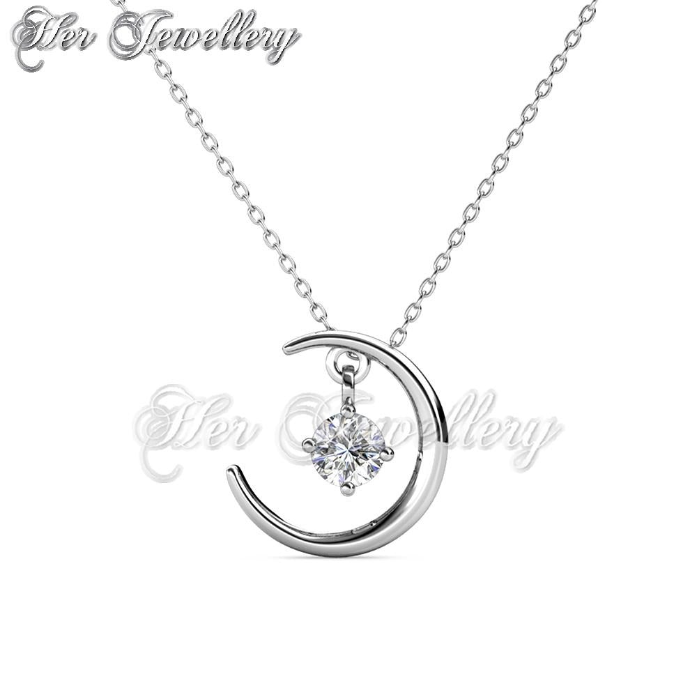 Swarovski Crystals Falling Star Pendant - Her Jewellery