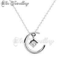 Swarovski Crystals Falling Star Pendant - Her Jewellery