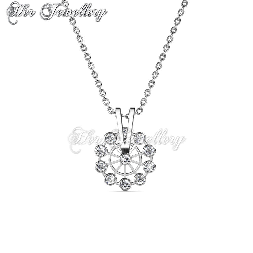 Swarovski Crystals Ferris Wheel Pendant‏ - Her Jewellery