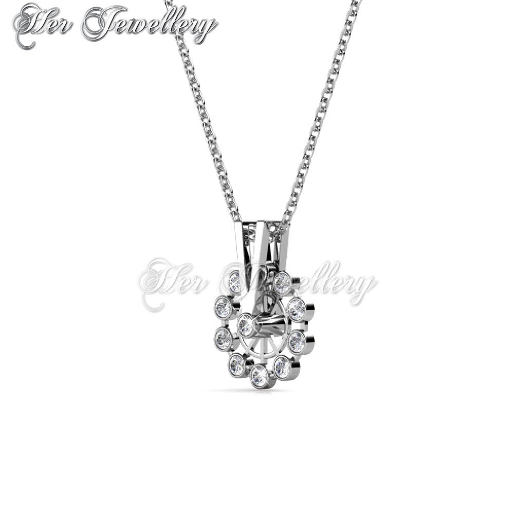 Swarovski Crystals Ferris Wheel Pendant‏ - Her Jewellery