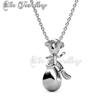 Swarovski Crystals Flower Dew Pendant‏ - Her Jewellery