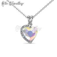 Swarovski Crystals Fond Love Set (AB Rainbow) - Her Jewellery