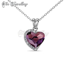 Fond Love Pendant‏ (12 Crystal Colours)
