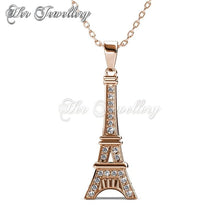 Swarovski Crystals Grande Pendant (Rose Gold) - Her Jewellery