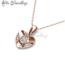 Swarovski Crystals Gusto Pendant (Rose Gold) - Her Jewellery