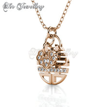 Swarovski Crystals Happiness Pendant - Her Jewellery