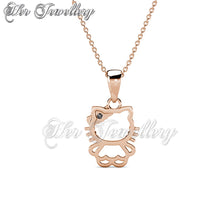 Swarovski Crystals Hello Kitty Pendant - Her Jewellery