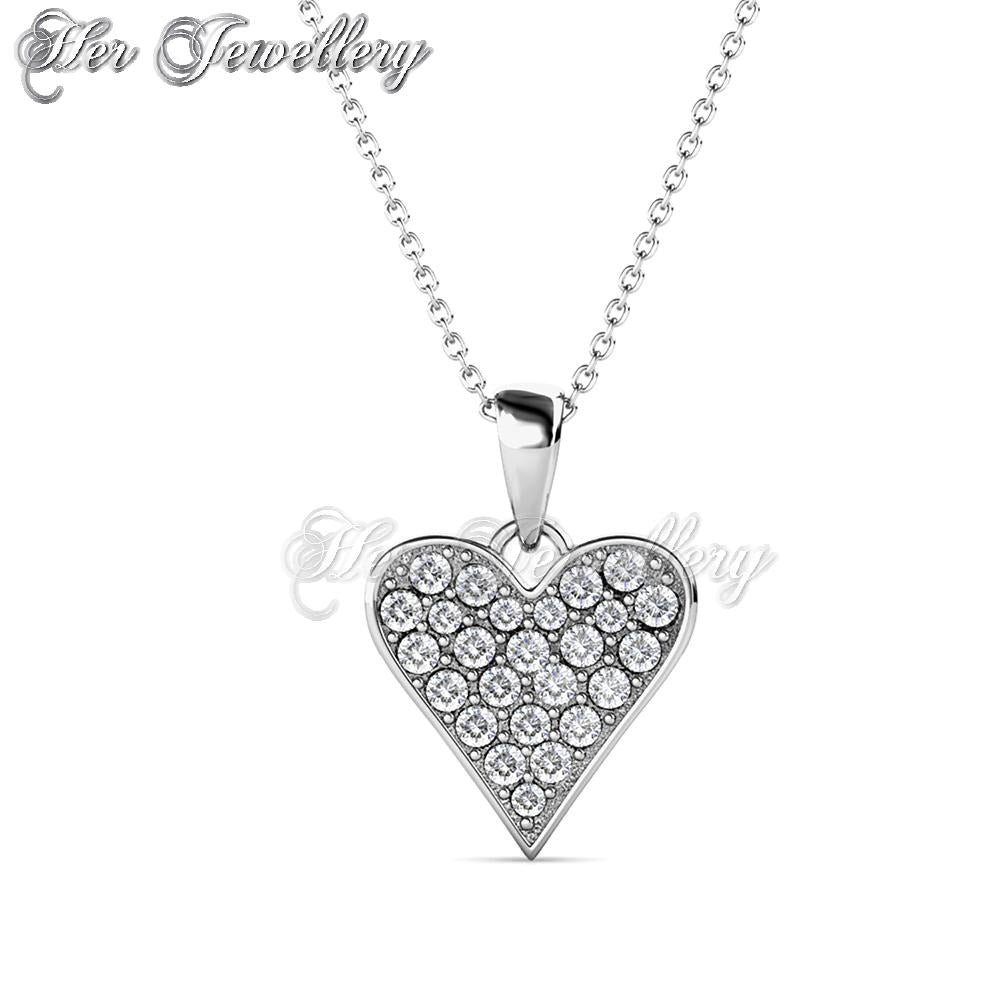 Swarovski Crystals Herz Pendant - Her Jewellery