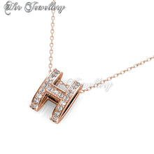 Swarovski Crystals Honey Pendant (Rose Gold) - Her Jewellery