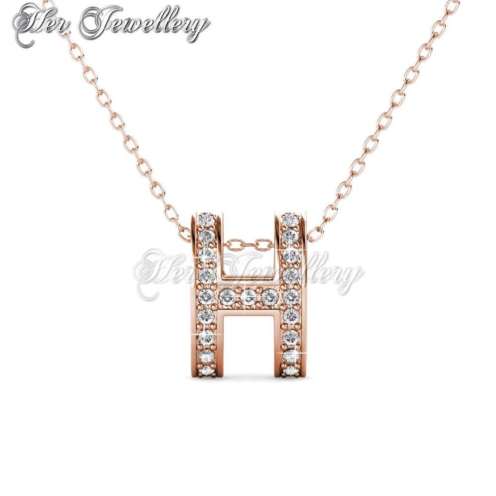 Swarovski Crystals Honey Pendant (Rose Gold) - Her Jewellery