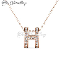 Swarovski Crystals Honey Pendant (Rose Gold) - Her Jewellery