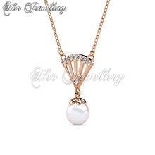 Swarovski Crystals Ingride Pearl Pendant - Her Jewellery