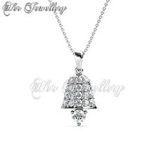 Swarovski Crystals Jingle Bell Pendant - Her Jewellery