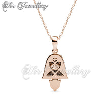 Swarovski Crystals Jingle Bell Pendant - Her Jewellery