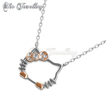 Swarovski Crystals Kitten Pendant - Her Jewellery