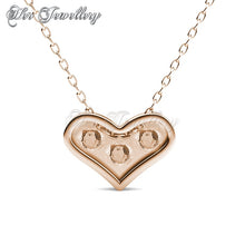 Swarovski Crystals Kolina Pendant (Rose Gold) - Her Jewellery