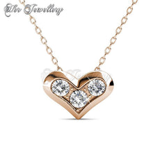 Swarovski Crystals Kolina Set (Rose Gold) - Her Jewellery