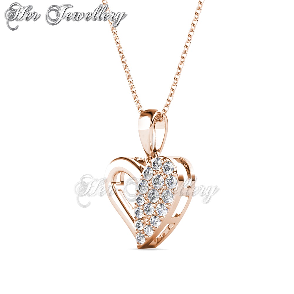 Swarovski Crystals L'Amour Pendant - Her Jewellery