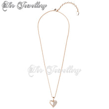 Swarovski Crystals L'Amour Pendant - Her Jewellery