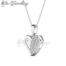 Swarovski Crystals L'Amour Pendant - Her Jewellery
