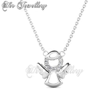 Swarovski Crystals Little Angel Pendant - Her Jewellery