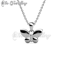 Swarovski Crystals Little Butterfly Pendant - Her Jewellery