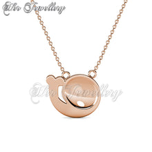 Swarovski Crystals Little Snail Pendant - Her Jewellery