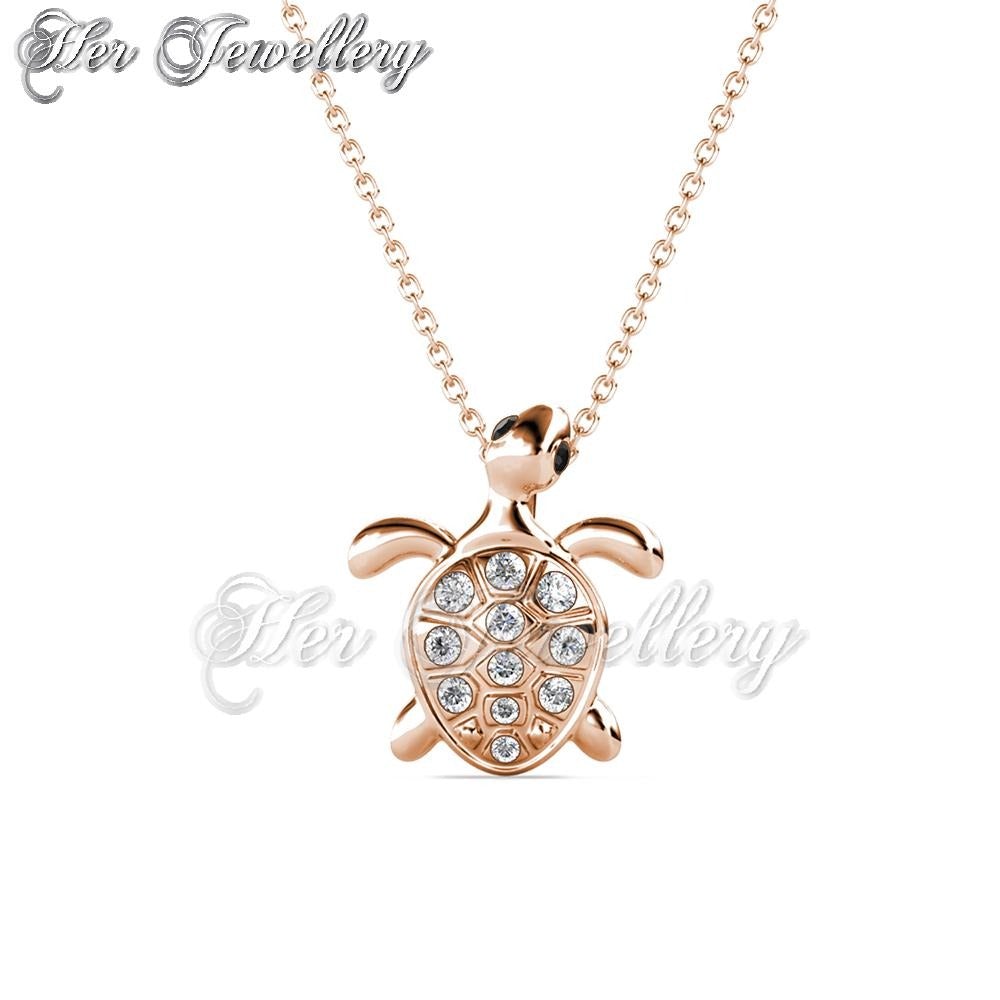 Swarovski Crystals Little Turtle Pendant - Her Jewellery