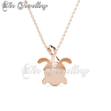 Swarovski Crystals Little Turtle Pendant - Her Jewellery