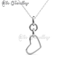 Swarovski Crystals Love Circlet Pendant‏ - Her Jewellery