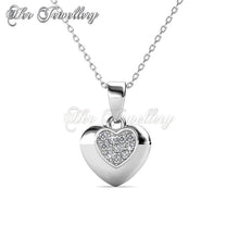 Swarovski Crystals Love Tag Set - Her Jewellery