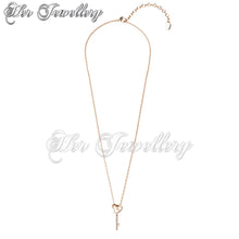 Swarovski Crystals Lovely Key Pendant - Her Jewellery